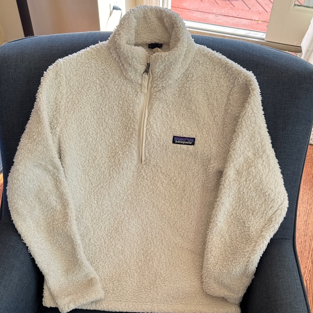 Patagonia Los Gatos Form Fit Off-White Fleece Jacket